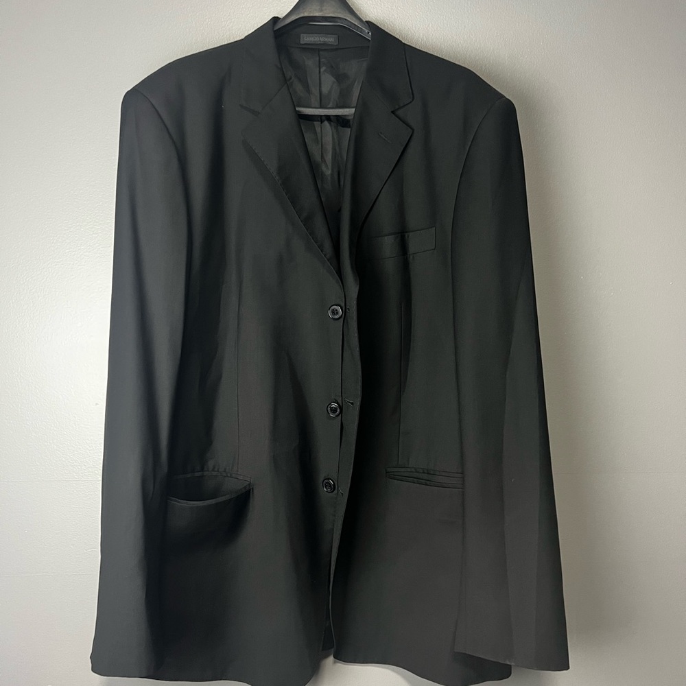 Giorgio Armani 100% Super 150s Made In Italy Suit Coat Blazer